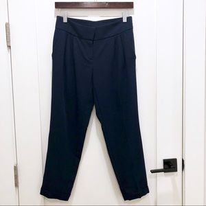 LOFT Navy Marisa Ankle Pants Size 2P